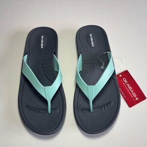OKABASHI Breeze Flip Flop NWT Size Large